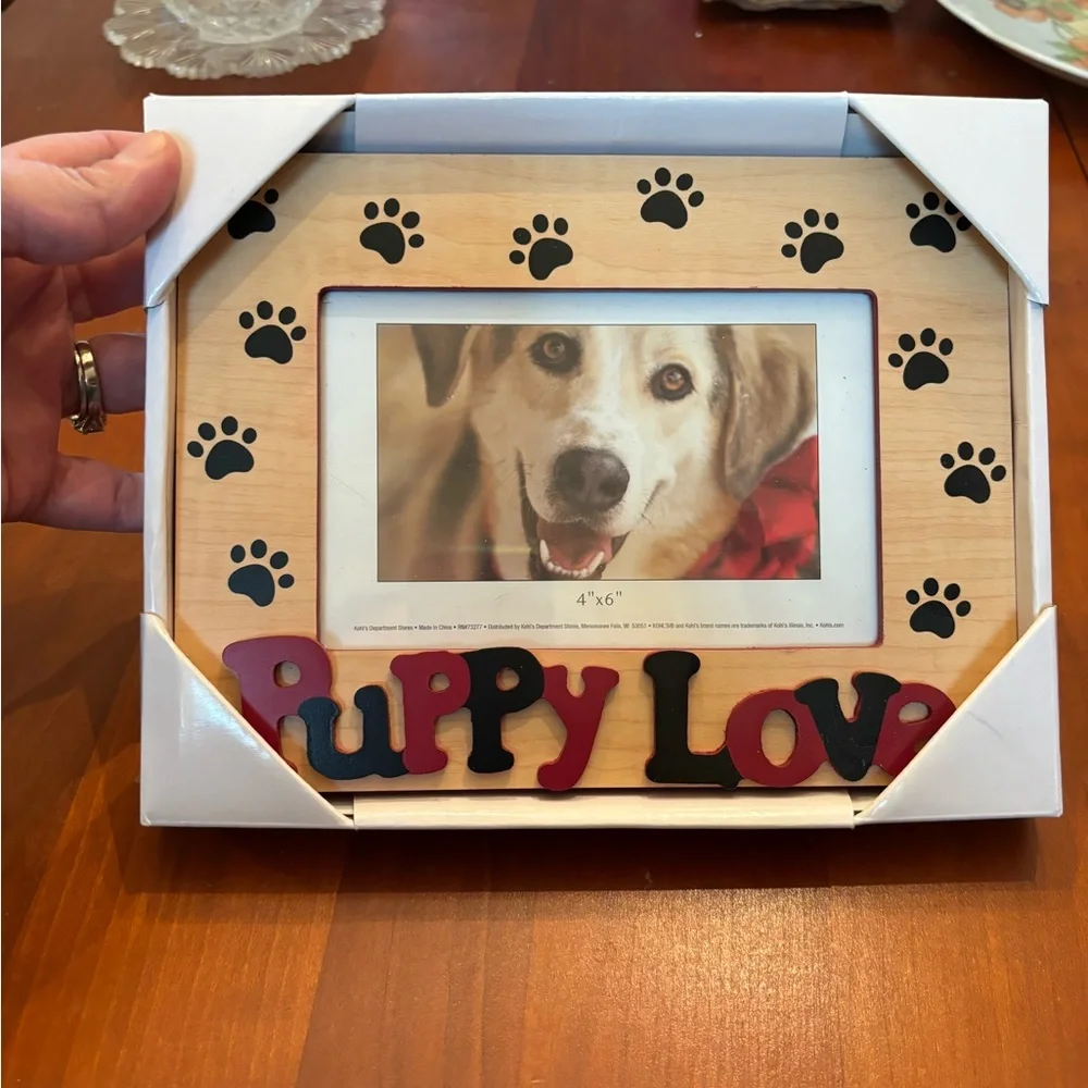 NIB Puppy Love Picture Frame